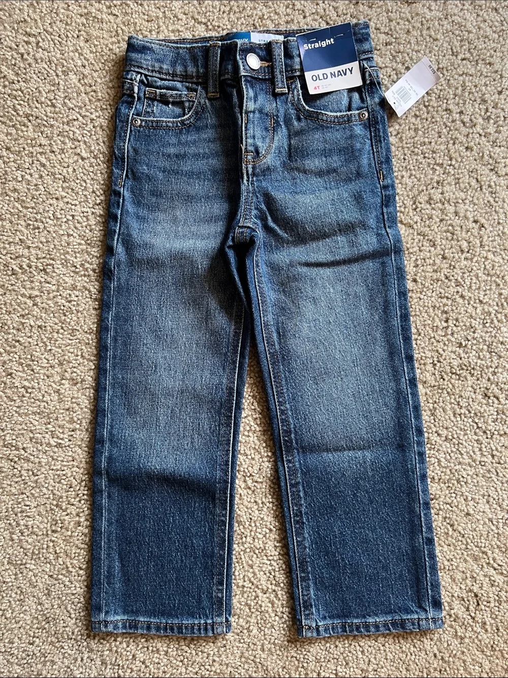 Old Navy Kids Straight Jeans in Blue Denim